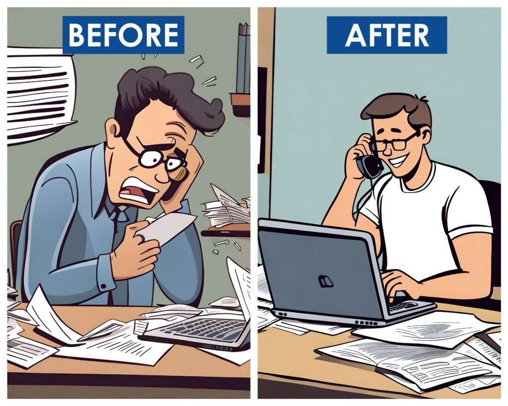 Before and After Results of Using Productivity Hacks